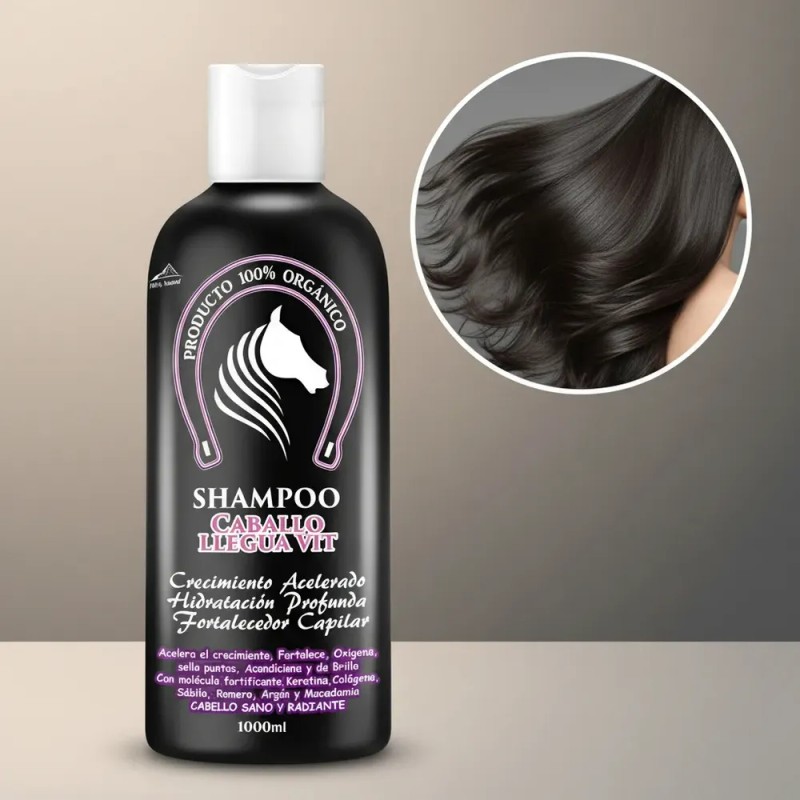Shampoo De Caballo Yegua Vit Vivo Natural