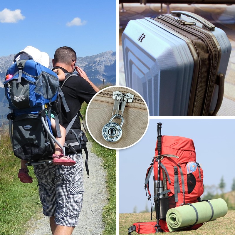 5 Pack Mini Diary Padlock, Small Locks with Keys, Tiny