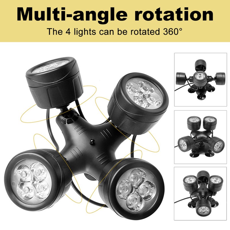 LED Pond Light RGB Underwater Lights Color Changing Light Fish