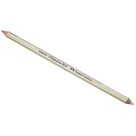 Faber-Castell 185712 Lápiz borrador de doble extremo, color beige