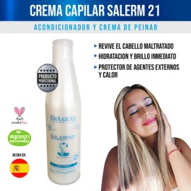 Salerm 21 Acondicionador Hidratante Cabello Maltratado 250ml                                                                                          