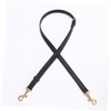 Bolso Mano Mujer Asa de Bolso de Cuero Negro, Correa
