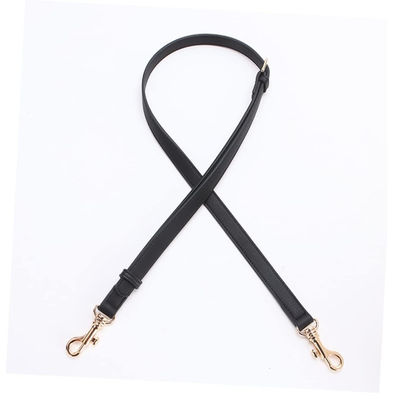 Bolso Mano Mujer Asa de Bolso de Cuero Negro, Correa