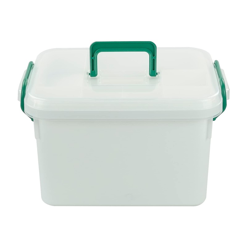 DynkoNA Caja de PláStico con Tapa y Asa, 1 Paquete,