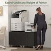 STEELIST Printer Stand with Storage, Metal Printer Table for Home