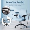 1 Pair Desk Chair Arm Covers for Office Chairs,Washable Armrest