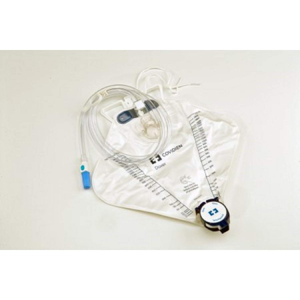 PT# 6208 PT# # 6208- Bag Drainage Curity 2000mL Bedside Needleless AntiReflux LF Ea by, Kendall Company