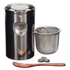 Kondou-san Series Tea Bottle, Silver, Size: Diameter 3.1 x Height