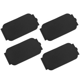 4pcs Truck Bed Rail Caps, Plastic Bedrail Insert Plug Stake Pocket Covers for F-250/F-350 Super Duty 2017-2024 Accessories, Replacement for FL3Z99290D90AB (Black)