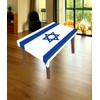 Petite Pine 60×82 Inch Rectangle Israel Flag Polyester Tablecloth,Large 5×6.8