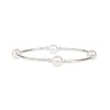 Made As Intended Smaller Bead White Pearl Blessing Bracelet, Large