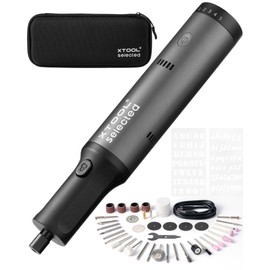 xTool Selected Engraving Pen, 42-in-1 Tool Kit, Cordless Engraver and Rotary Tool Kit for Metal Wood Glass Plastic, Large Capacity Engraving Tool, Craft Multi-Function Glass Etching Kit, Mini Sander