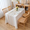 CHUQING Table Runner Gold Table Runner Golden Wedding Table Decoration