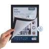 Europel A5 Info Frame, 196007, Black