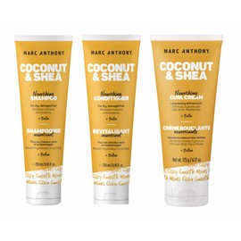 Marc Anthony 3pack - hydrating coconut oil & shea butter shampoo, acondicionador y curl cream por marc anthony true professional