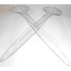 1a TUPPER Eleganzia C125 Salad Servers Set of 2 Clear