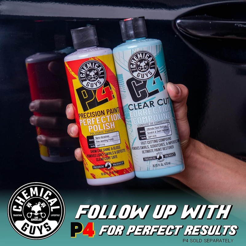 Chemical Guys GAP11616FE C4 Clear Cut Correction Compound (Paint Correction
