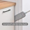 Dust Brush Under Appliance Microfiber Duster with Extension Pole (40