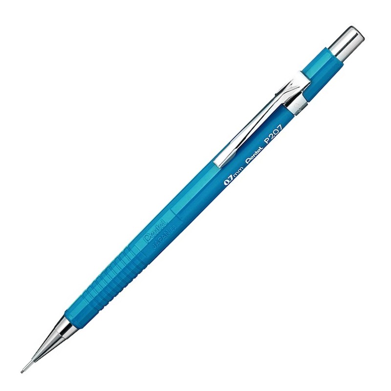 Pentel P207 Mechanical Pencil - 0.7mm - Blue Barrel +