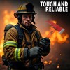 Black Legion Firefighter Axe | All-Stainless Steel Construction | Striking