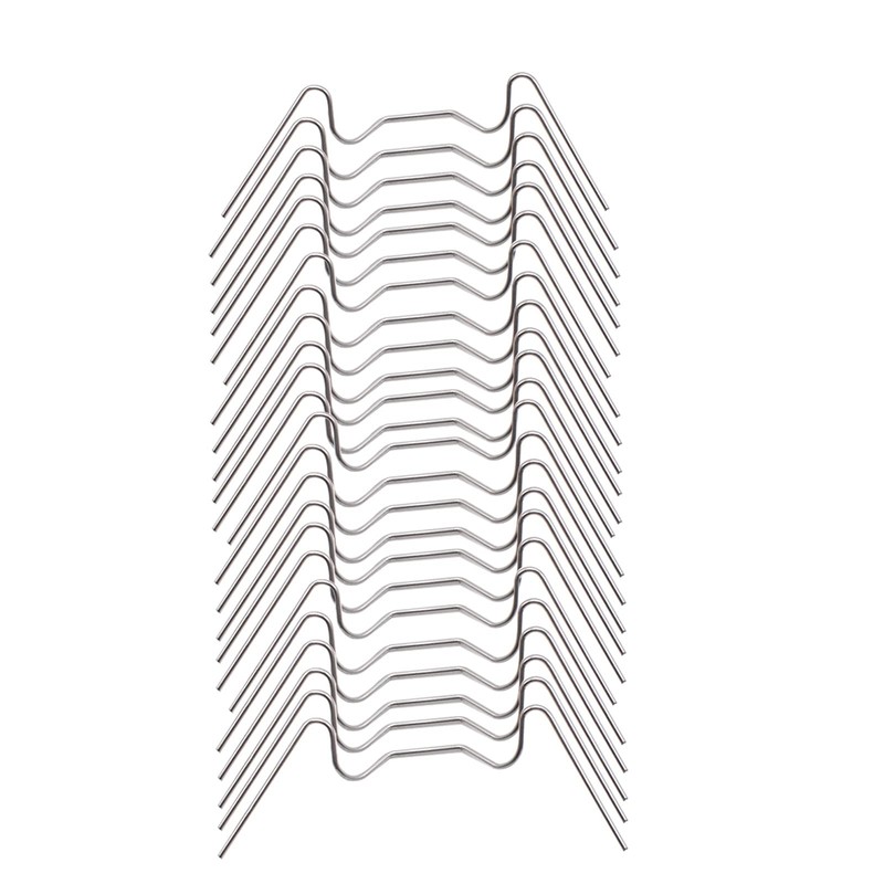 TRIXES Pack of 100 Greenhouse Clips for Attaching Greenhouse Windows/Glass,