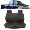 KUAFU Black Bench Seat Cover Compatible with 1987 1988 1989