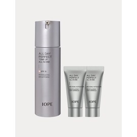 IOPE [아이오페] 맨 올데이 퍼펙트 톤업 올인원 120ml (+맨 올데이 퍼펙트 올인원 30ml*2) [Iope] Men's All-Day Perfect Tone-Up All-in-One 120ml (+ Men's All-Day Perfect All-in-One 30ml*2)
