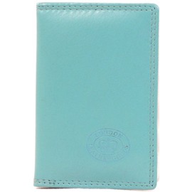 Valita Unisex Soft Leather Credit Card/Travel Card Holder/Wallet - Turquoise