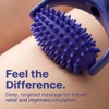 Healvian Rodillo Muscular De Mano Con Diseño De Mango Ergonómico