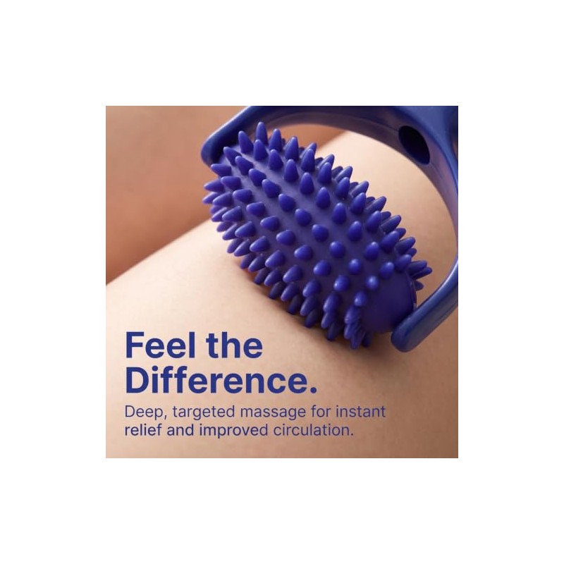 Healvian Rodillo Muscular De Mano Con Diseño De Mango Ergonómico