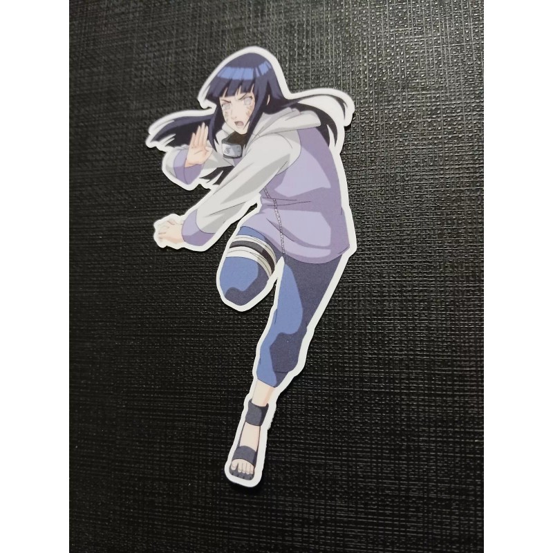 Naruto Hinata Hyuga Glossy Sticker Anime Waterproof!