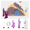 Greetwodes Easter Jesus Empty Tomb Tiered Tray Decor He is