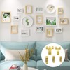 130 Piece Picture Hooks Picture Hanger Set, Golden Picture Hooks