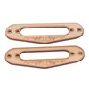 2PCS Pickup Mounting Ring Natural Maple Hard Decorative Single Coil