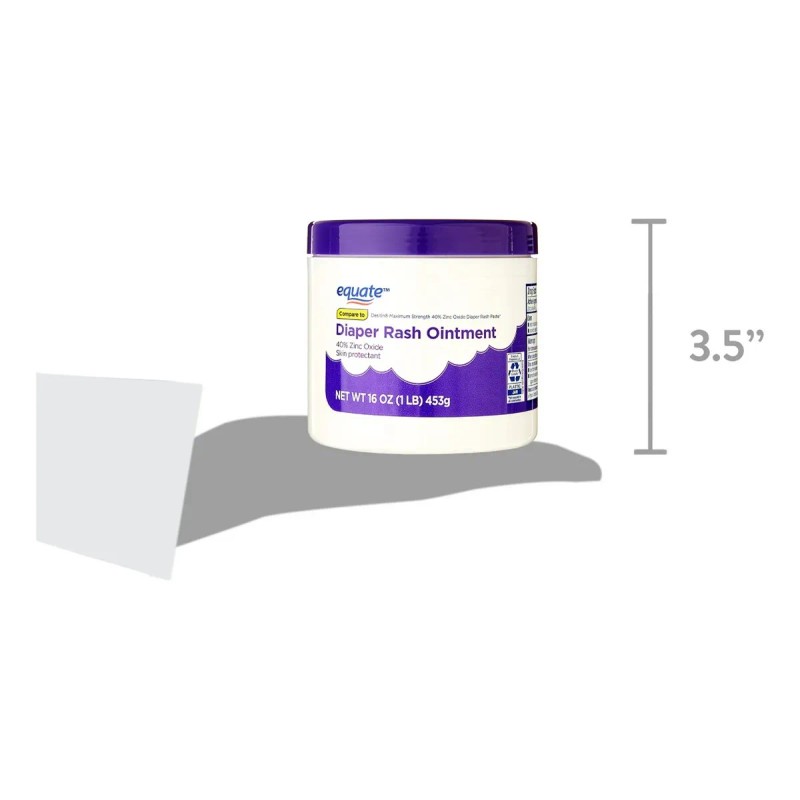 Crema Rozaduras Bebé Equate Diaper Rash Paste 453g Óxido Zinc