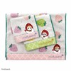 Towel Museum mofusand Strawberry Wash Towel with Loop, Pink, Cat,
