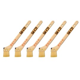 Hake City Brush Premium Goat Hair Goat Tail, Thick Mouth, Ulyx, 1.1 inches (28 mm), Set of 5