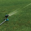 Gilmour 821673-1001 Circular Sprinkler w/Spike Base-Adjustable (5,800 sq, Heavy Duty,