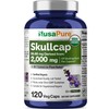 NusaPure Organic Skullcap Root 30:1 Extract, 66.66 mg Equivalent to