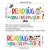 iMagitek Reading Corner Wall Stickers, Reading Will Take You Everywhere