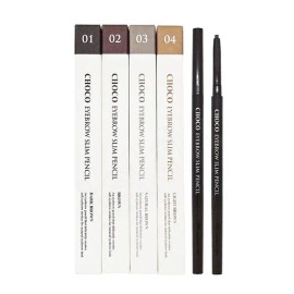 skin food 1+1 Skinfood Choco Eyebrow Slim Pencil 0.13g Natural Brown Brown / 1+1 스킨푸드 초코 아이브로우 슬림 펜슬0.13g 내추럴브라운 브라운