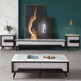 NAKUPENDA Furniture Legs 4Pcs Metal Slant Angled Tapered Legs Modern Replacement Couch Feet for Chairs Sofas Cabinets Tables (Black with Golden, 6" Height)