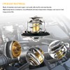 Car Thermostat, High Performance Automotive Replacement Engine Thermostat with Gasket,
