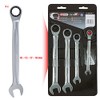 KS Tools 503.4204 GEAR+ Comb Ratchet Spanner Set, 4 Pieces