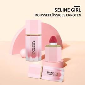 Qwesure Xixi Nourishing Rouge Gel Face Nourishing Flower Gel Natural Look Dewy Liquid Blush Lightweight, Breathable, Long-Lasting, Smudge-Proof Blush Liquid Rouge Multi-Purpose Stick