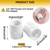 3/4" PVC Female Adapter – SCH40 Socket x NPT Female,