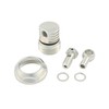 SHIFT UP (シフトアップ) ブリーザータペットキャップ M10/P1.25取出しバンジョー付 [シルバー] 205004-03