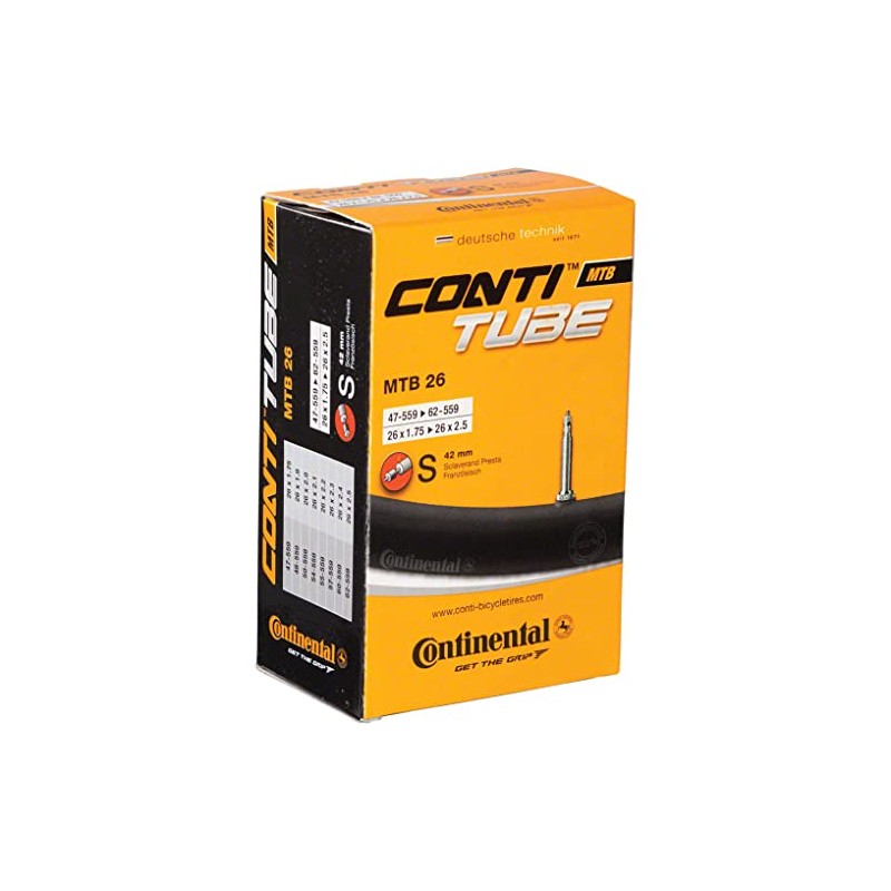 3 x Continental MTB 26 Mountain Bike inner tube Presta