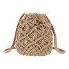 Meyaus Women Mini Cotton Crochet Crossbody Bag Summer Beach Shoulder