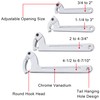 Wadoy Adjustable C Pin Spanner Hook Wrench for Hydraulic Ram